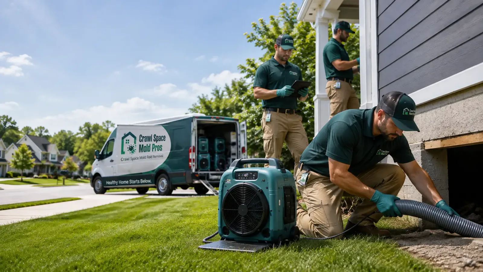 Crawl Space Mold Removal in Penryn, CA